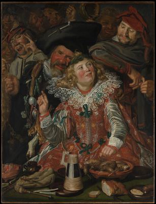 Merrymakers at carnival