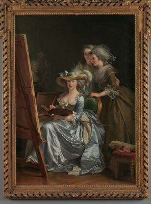 The painter and two pupils