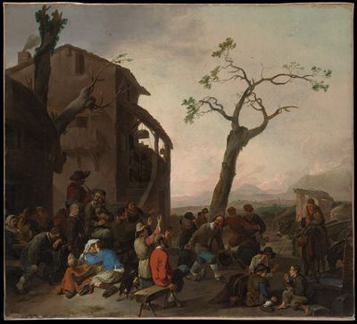 Peasants dancing