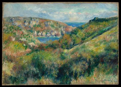 Hills around a bay