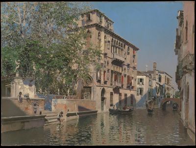 A canal in Venice