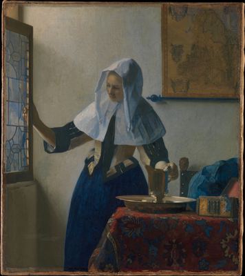 Woman with a water pitcher