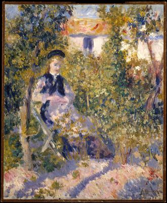 Nini in the garden