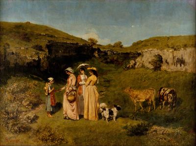 Young ladies of the village