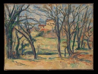 Cézanne's trees and houses