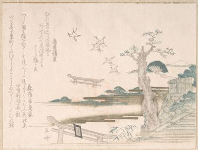 Cranes at the shrine